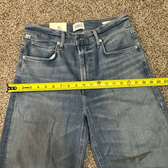 CITIZENS OF HUMANITY Women's Lyra Wide Leg Crop Size 28 In Abliss - Picture 9 of 11